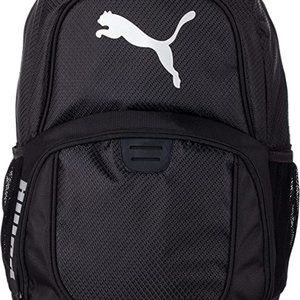 PUMA Evercat Contender Backpack Padded Shoulder Straps Black White One Size